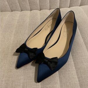 Shoes of Prey Satin Bow Flats